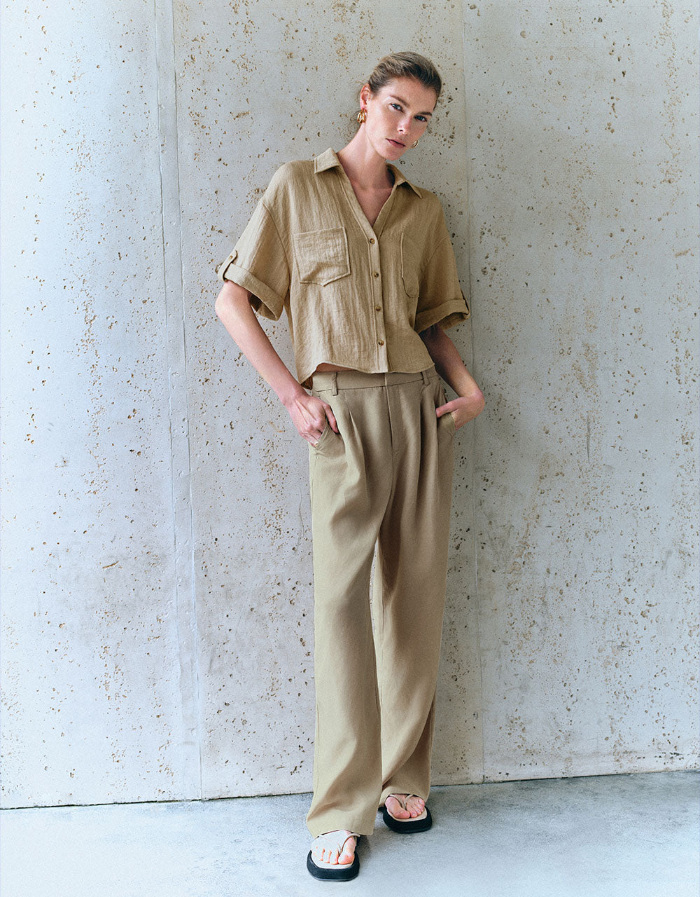 Loose Straight Pants