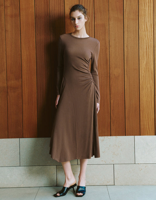 Crew Neck A-Line Dress