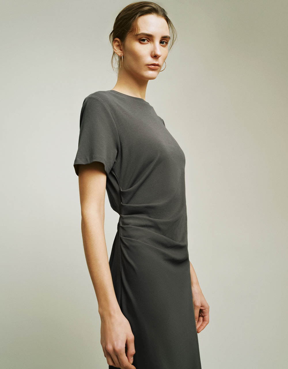 Crew Neck A-Line Dress