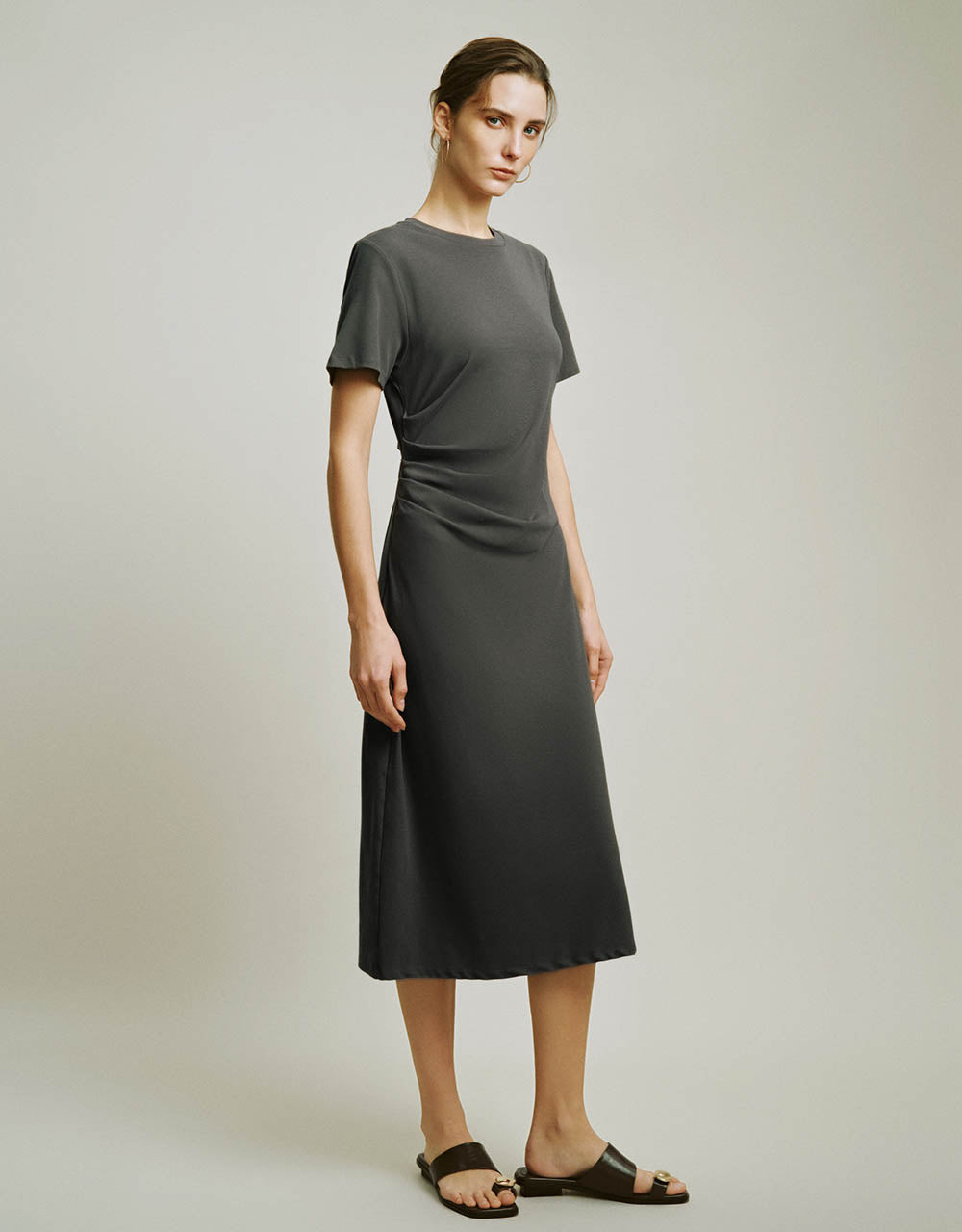 Crew Neck A-Line Dress