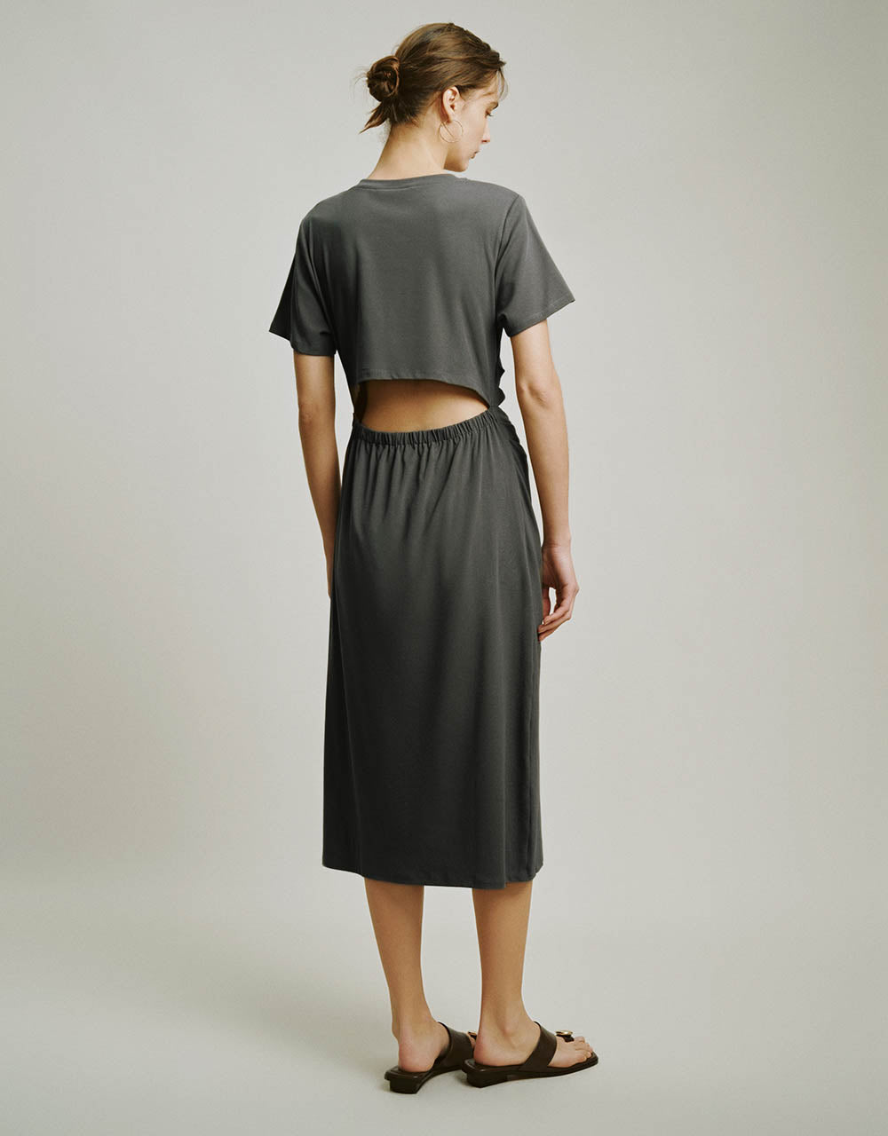 Crew Neck A-Line Dress