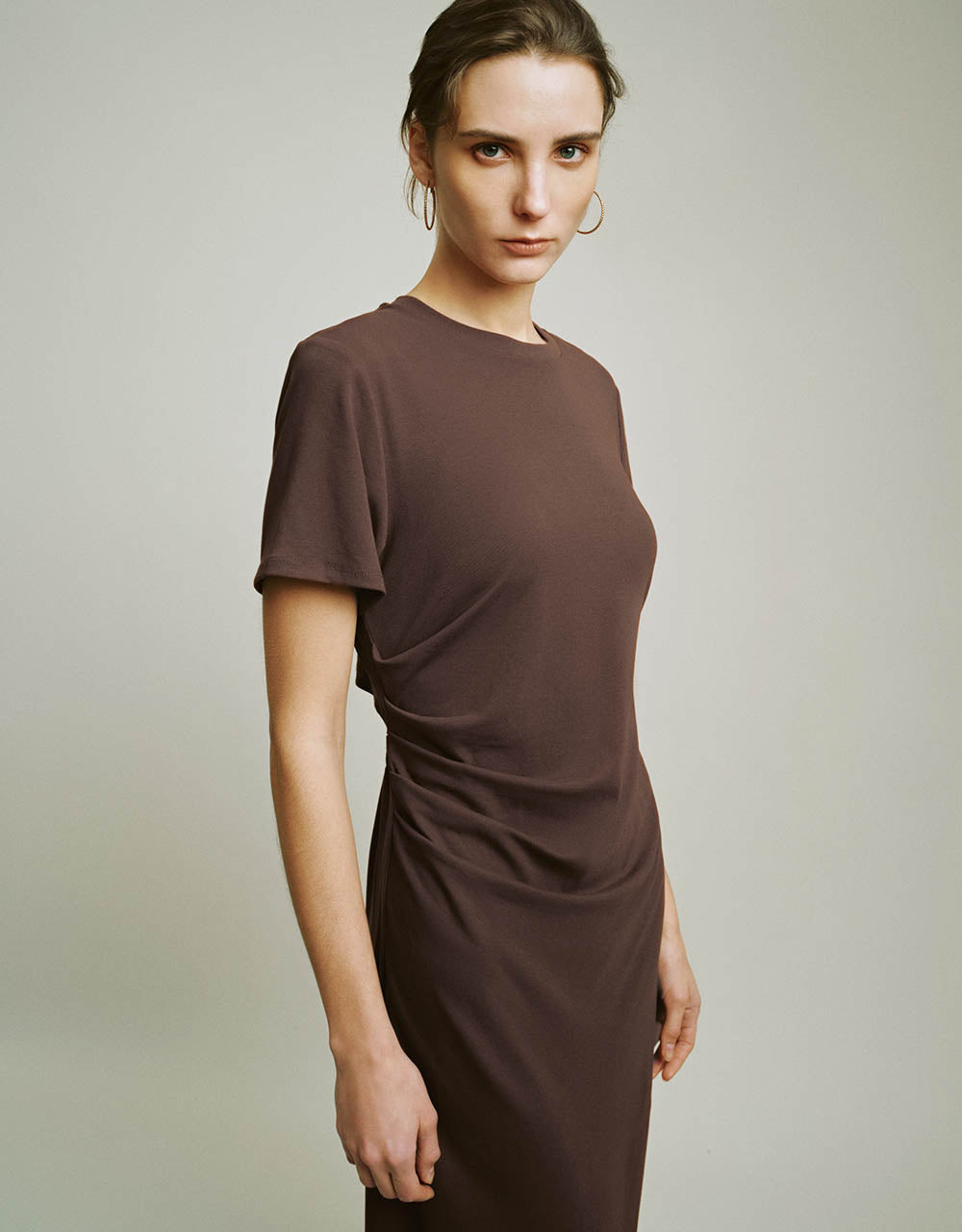 Crew Neck A-Line Dress