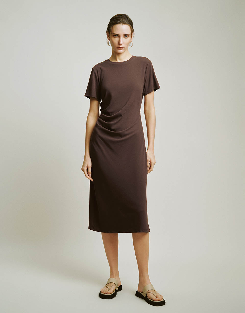 Crew Neck A-Line Dress