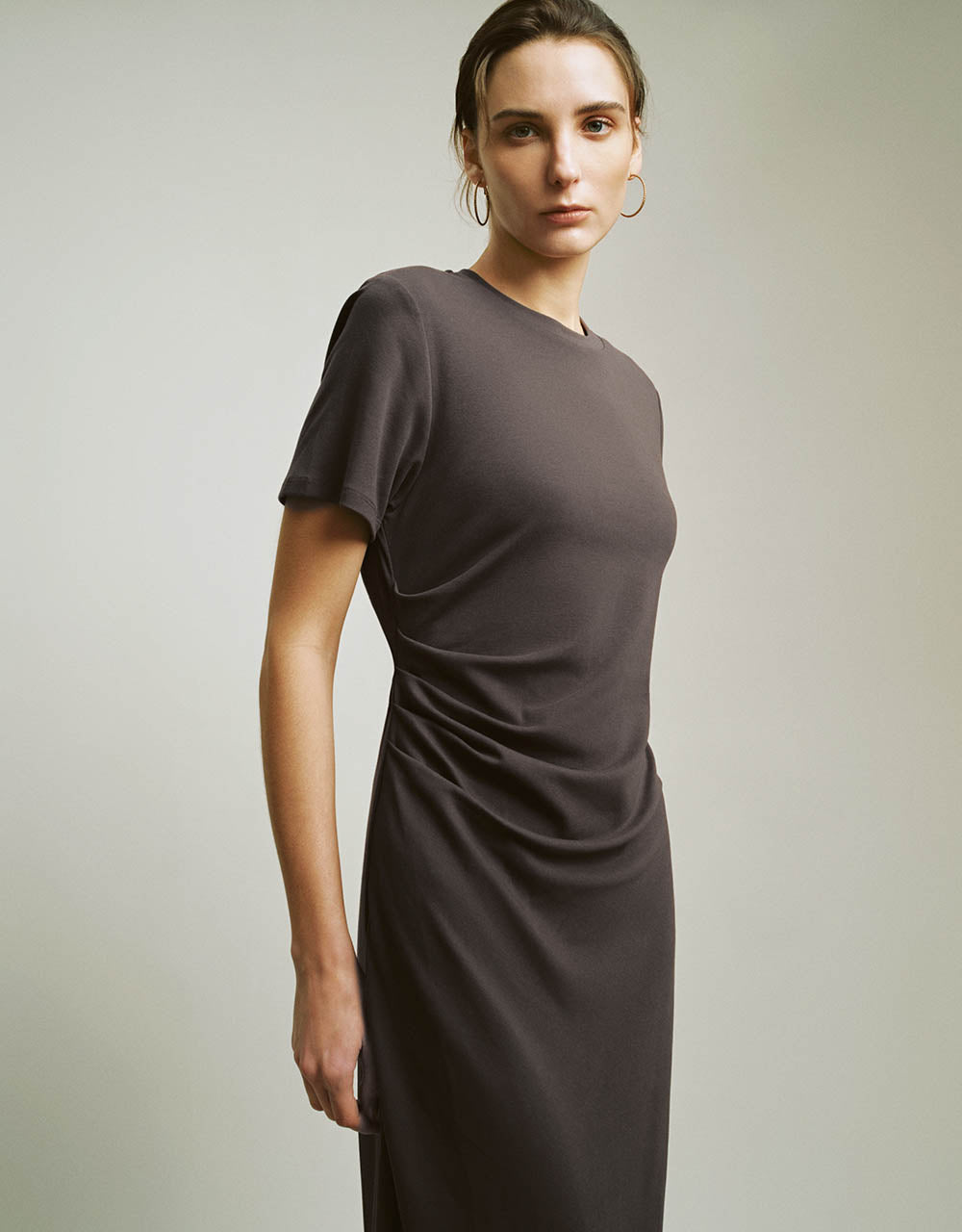 Crew Neck A-Line Dress