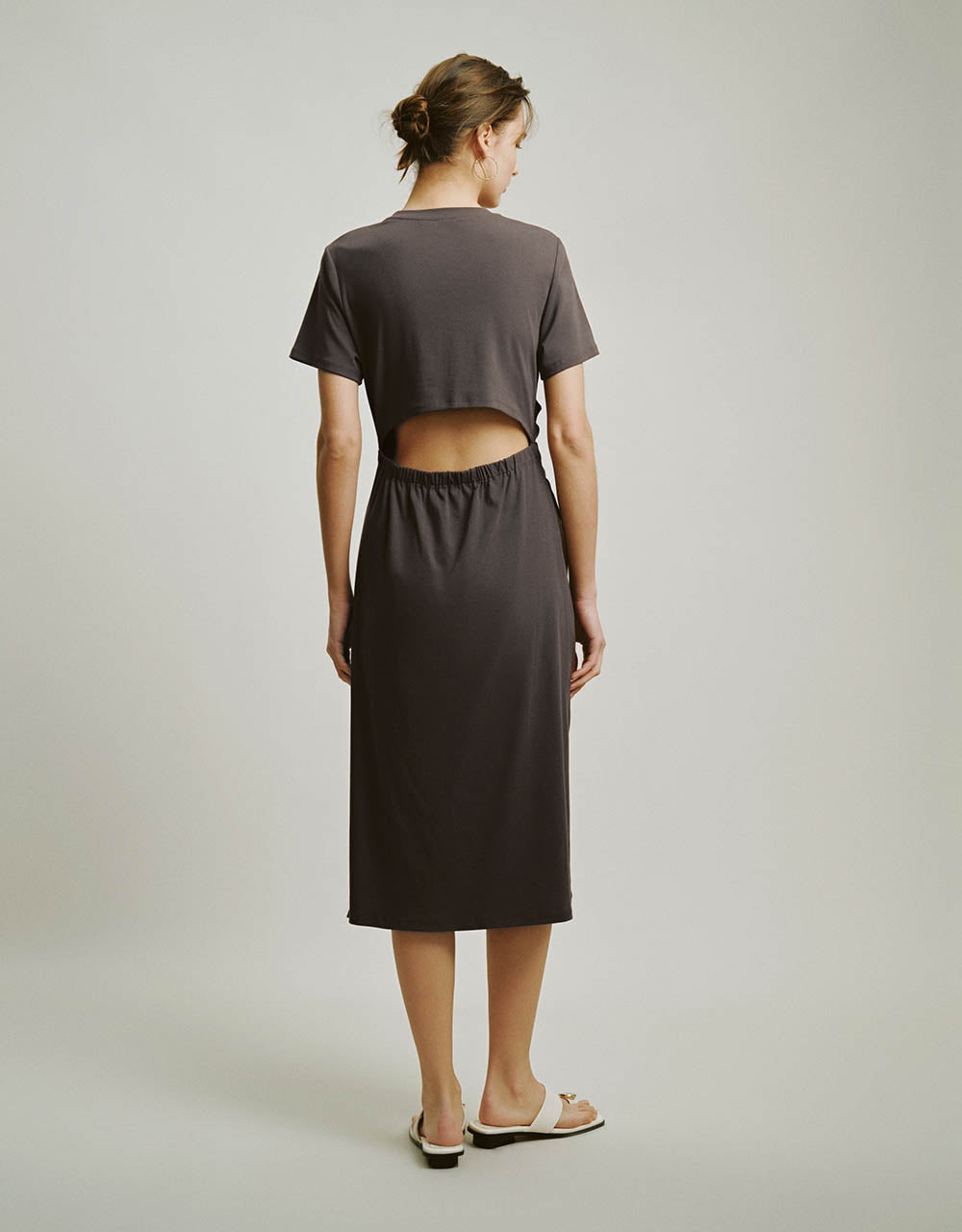 Crew Neck A-Line Dress