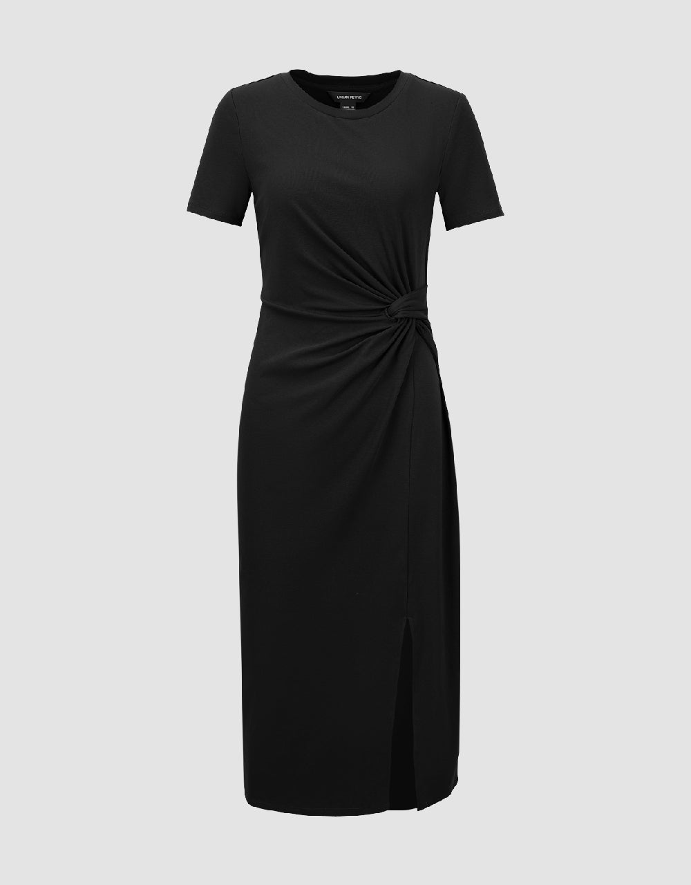 Crew Neck Straight Dress