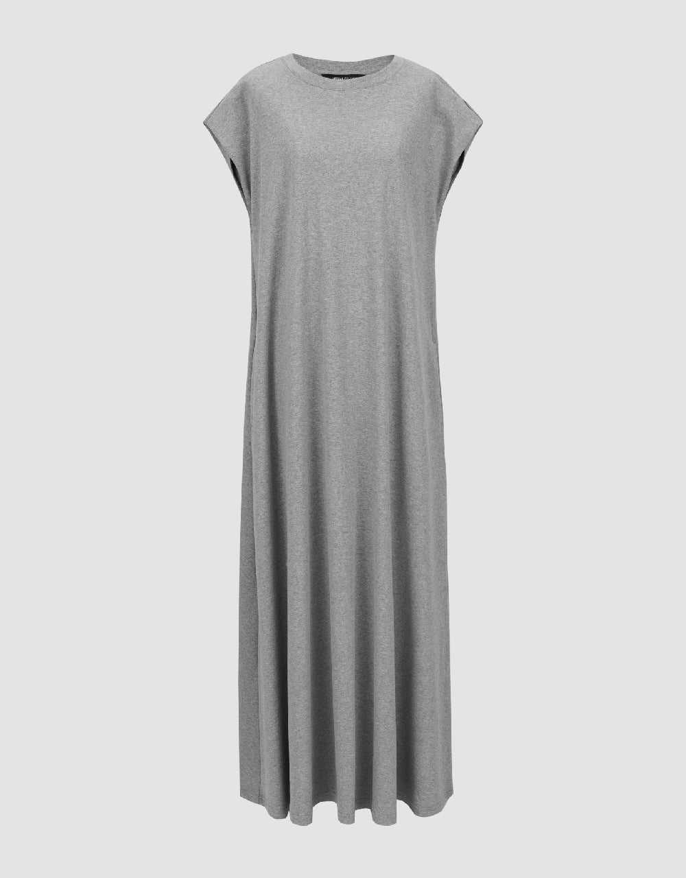 Sleeveless Crew Neck A-Line Dress