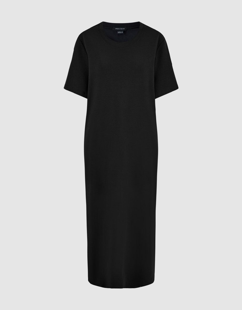 Crew Neck Straight Dress