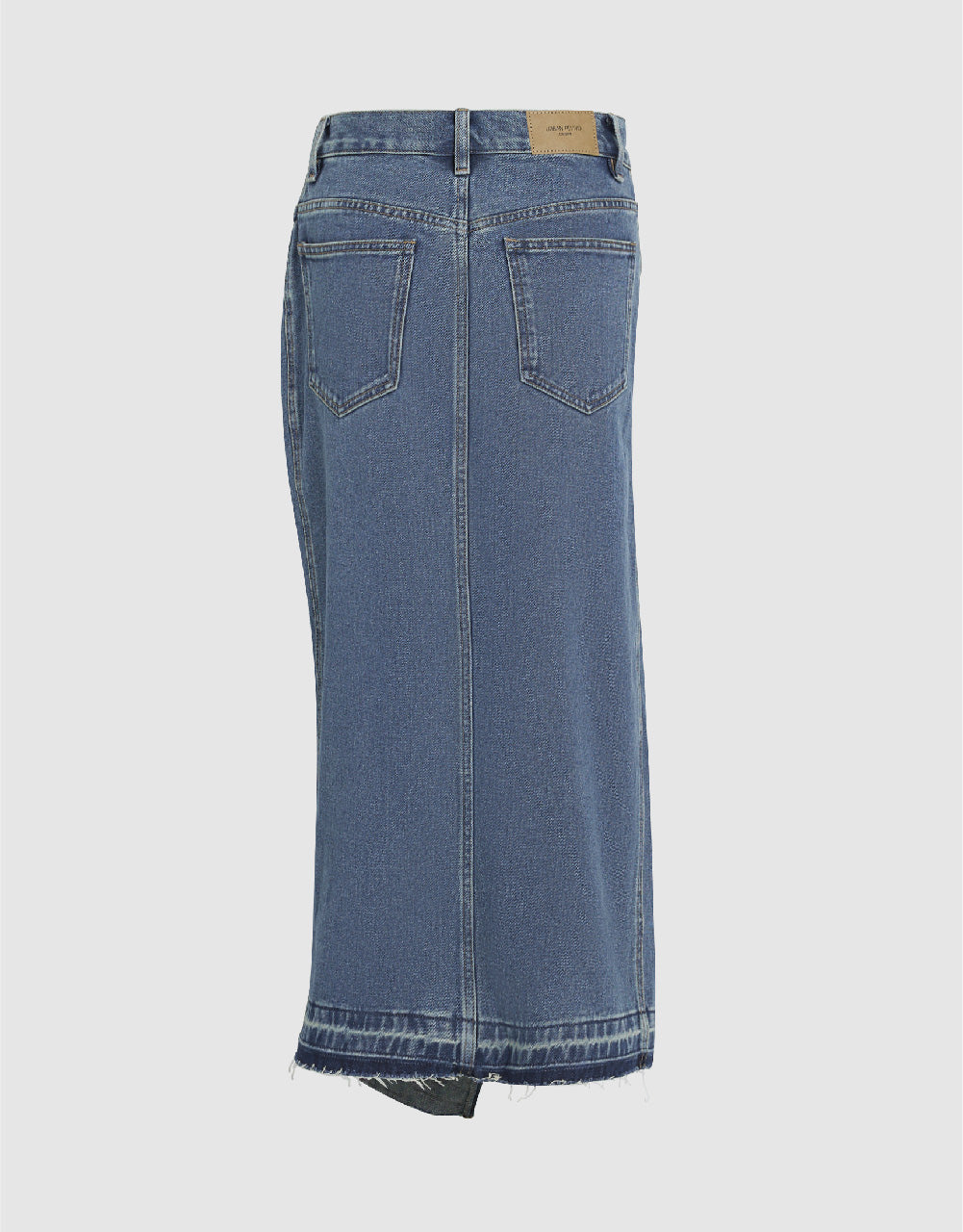 Straight Denim Skirt