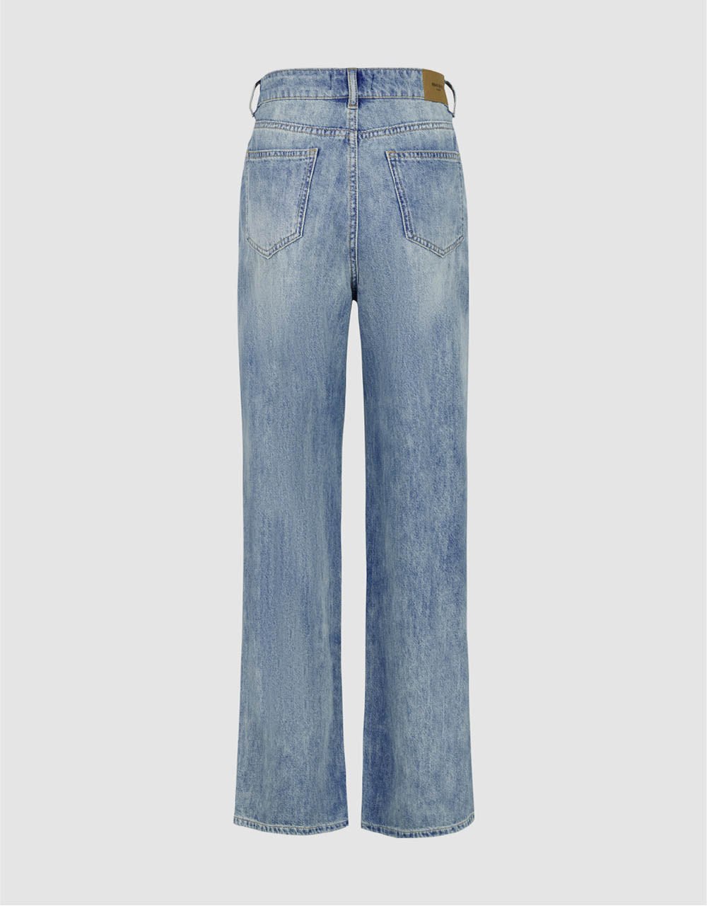 Split Hem Wide-Leg Jeans