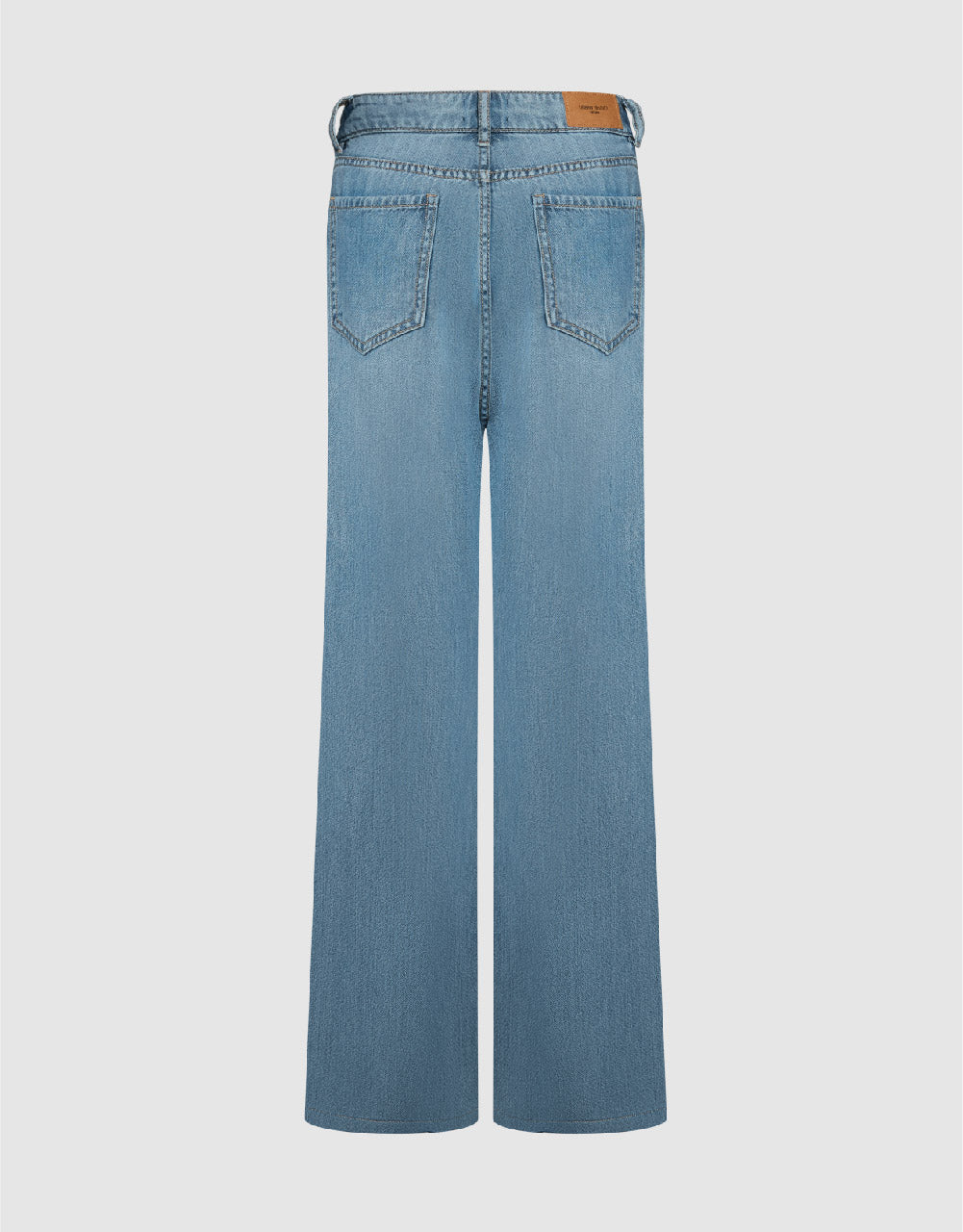 Split Hem Wide-Leg Jeans