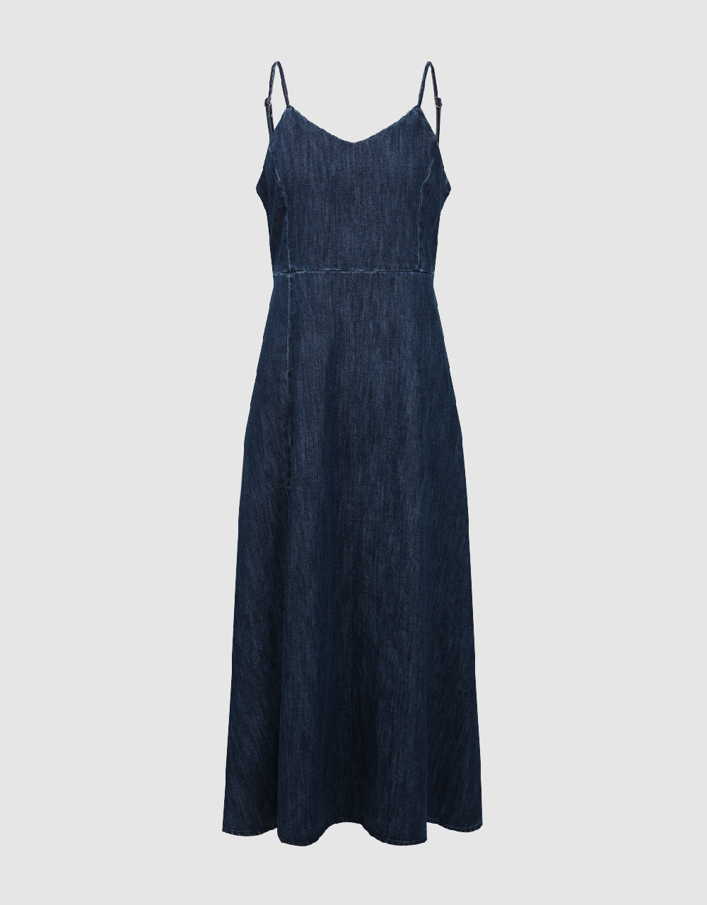 V-Neck Cami Denim Dress