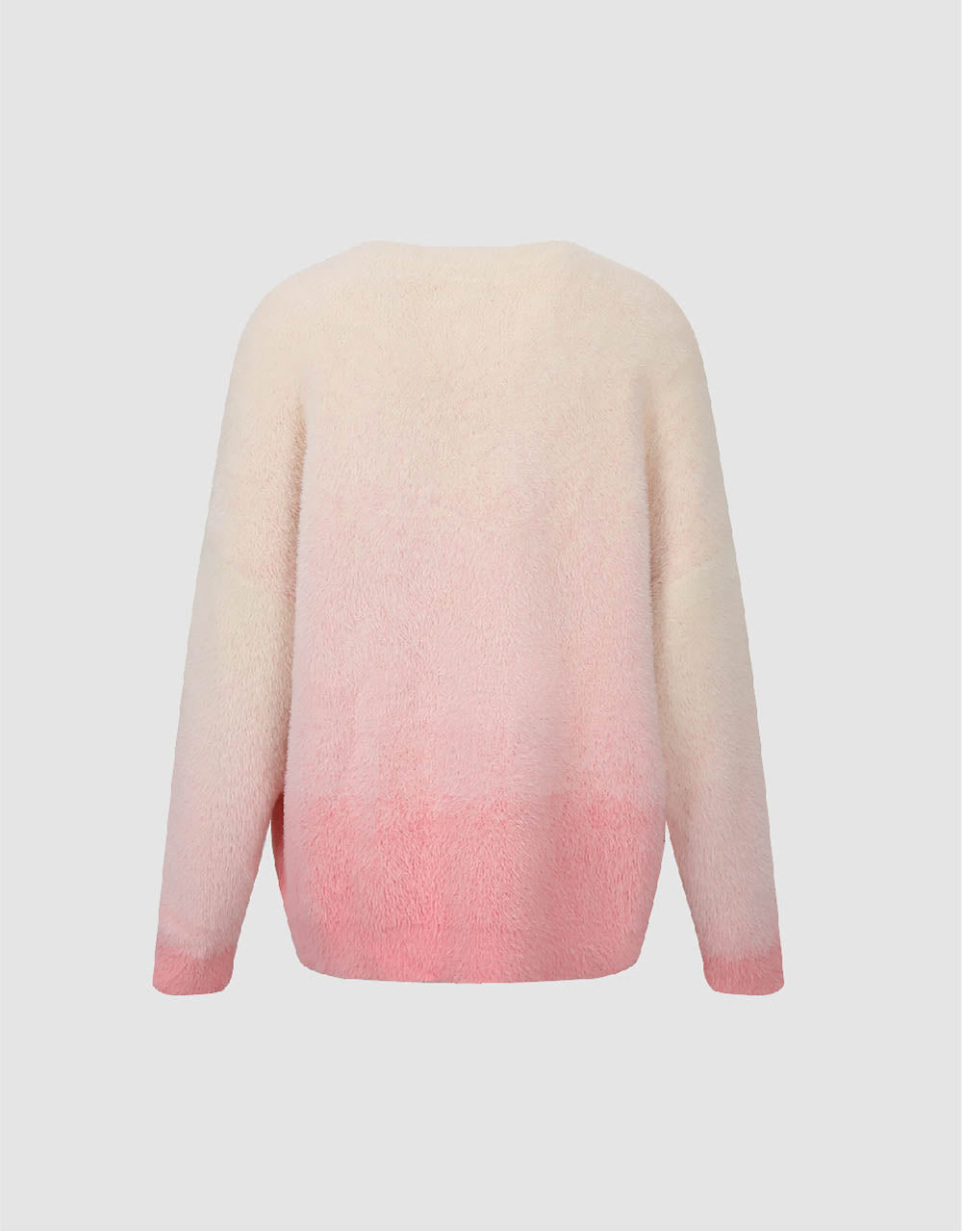 Gradient Crew Neck Knitted T-Shirt