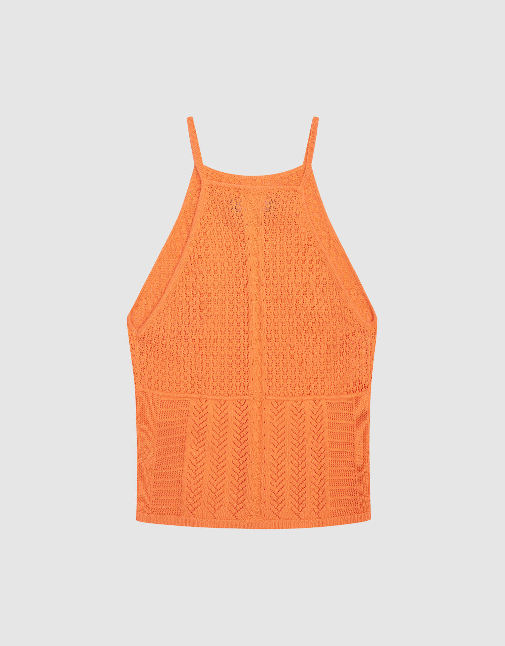 Crew Neck Knitted Tank Top