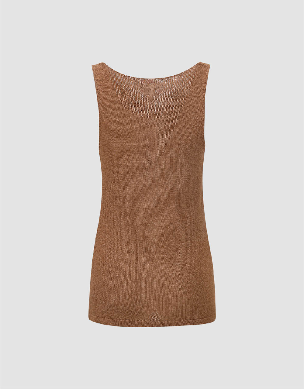 U Neck Knitted Tank Top