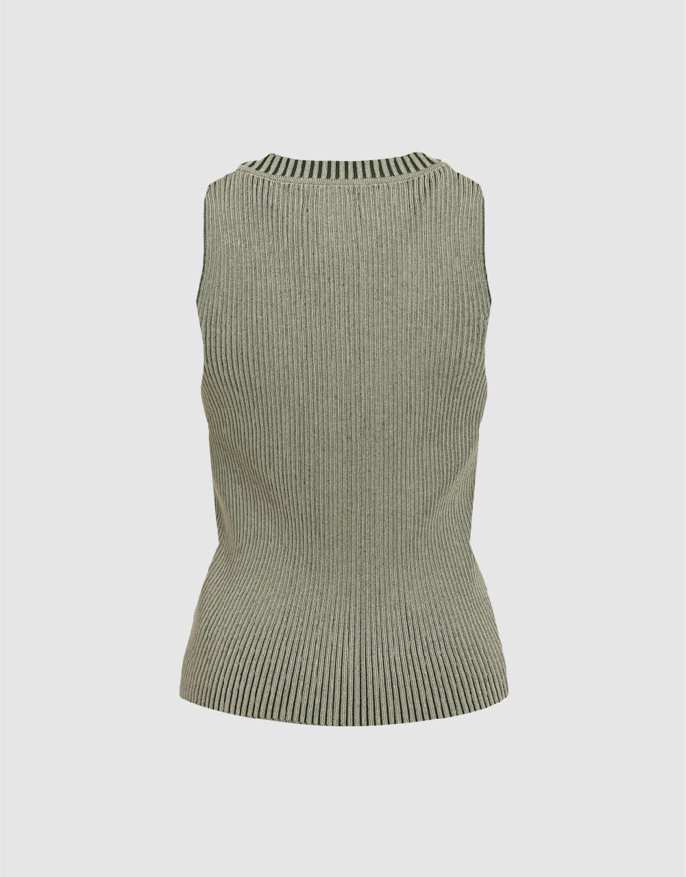 Crew Neck Knitted Tank Top