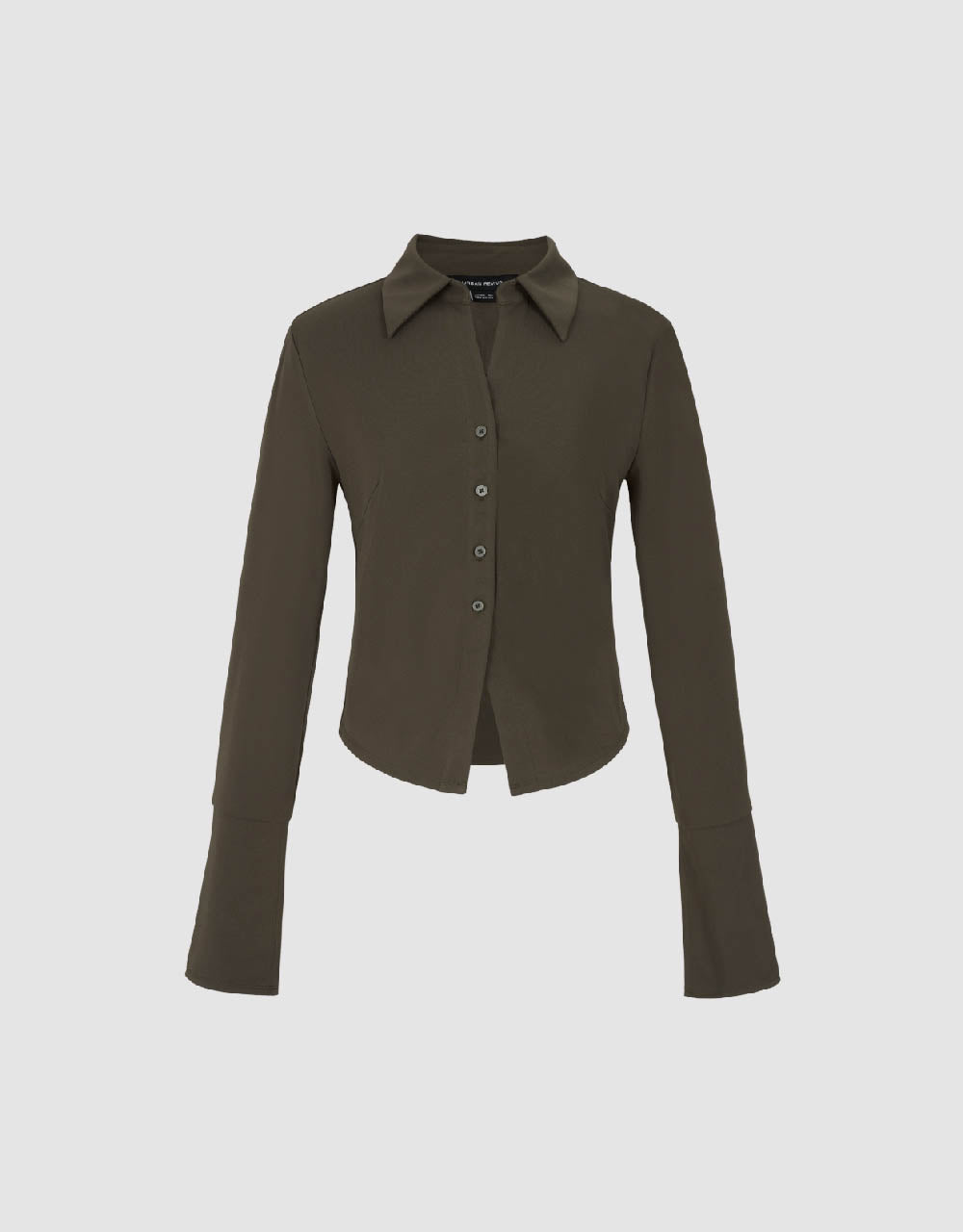 Lapel Straight Knitted Shirt