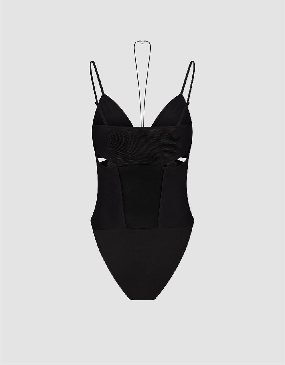 Halter Neck Cut-Out Bodysuit