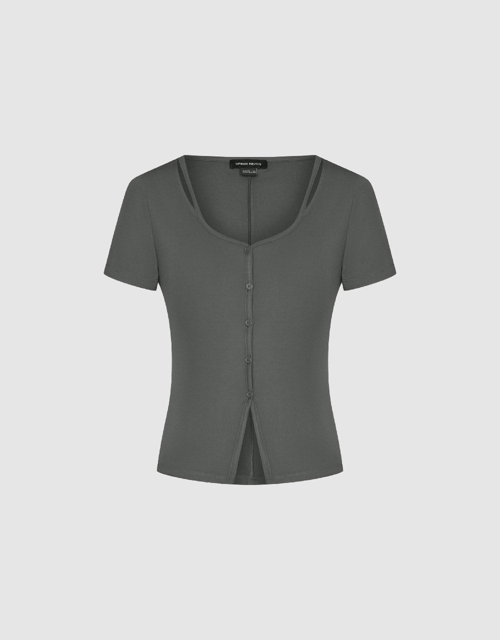 V-Neck A-Line Shirt