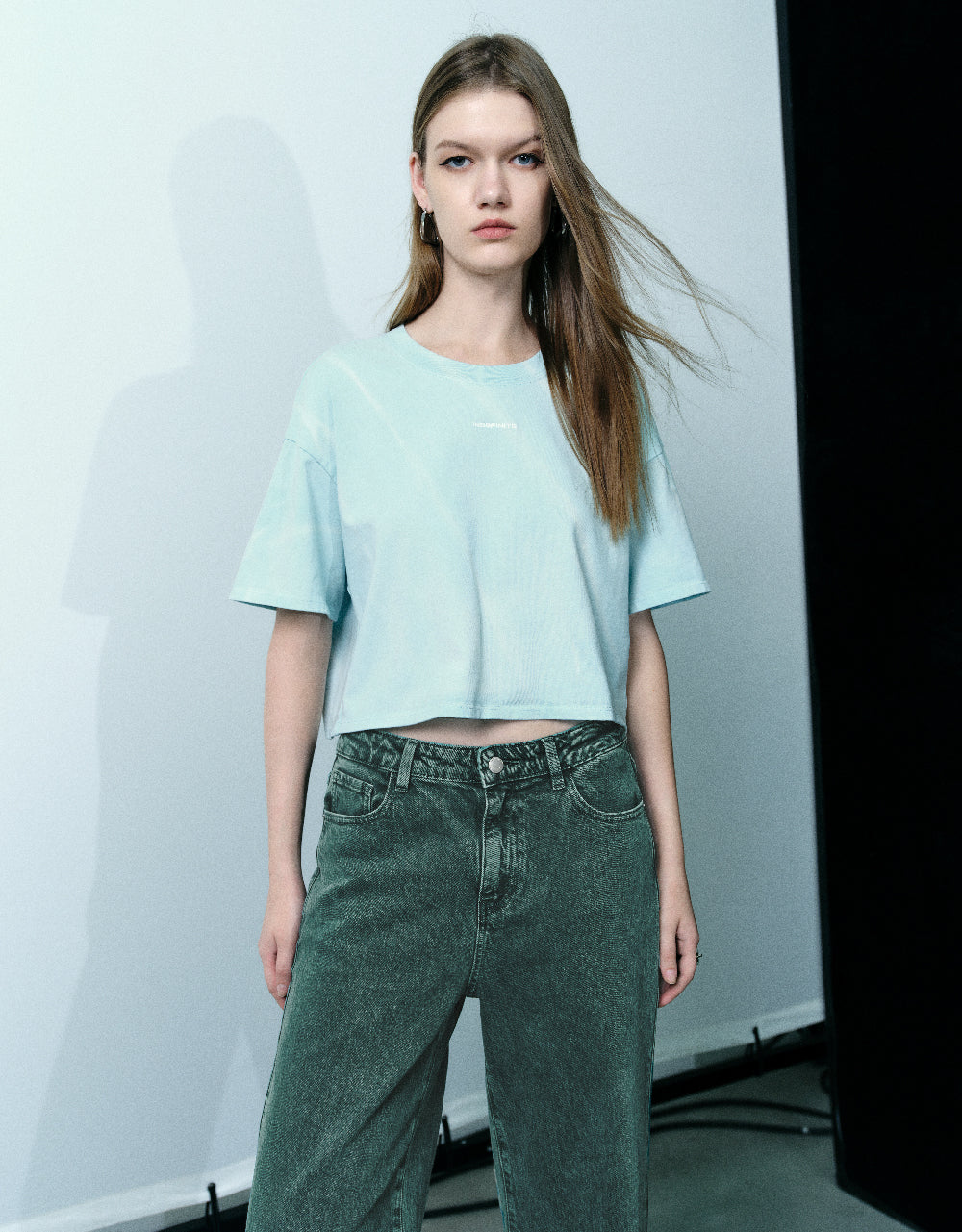 Letter Printed Crew Neck T-Shirt