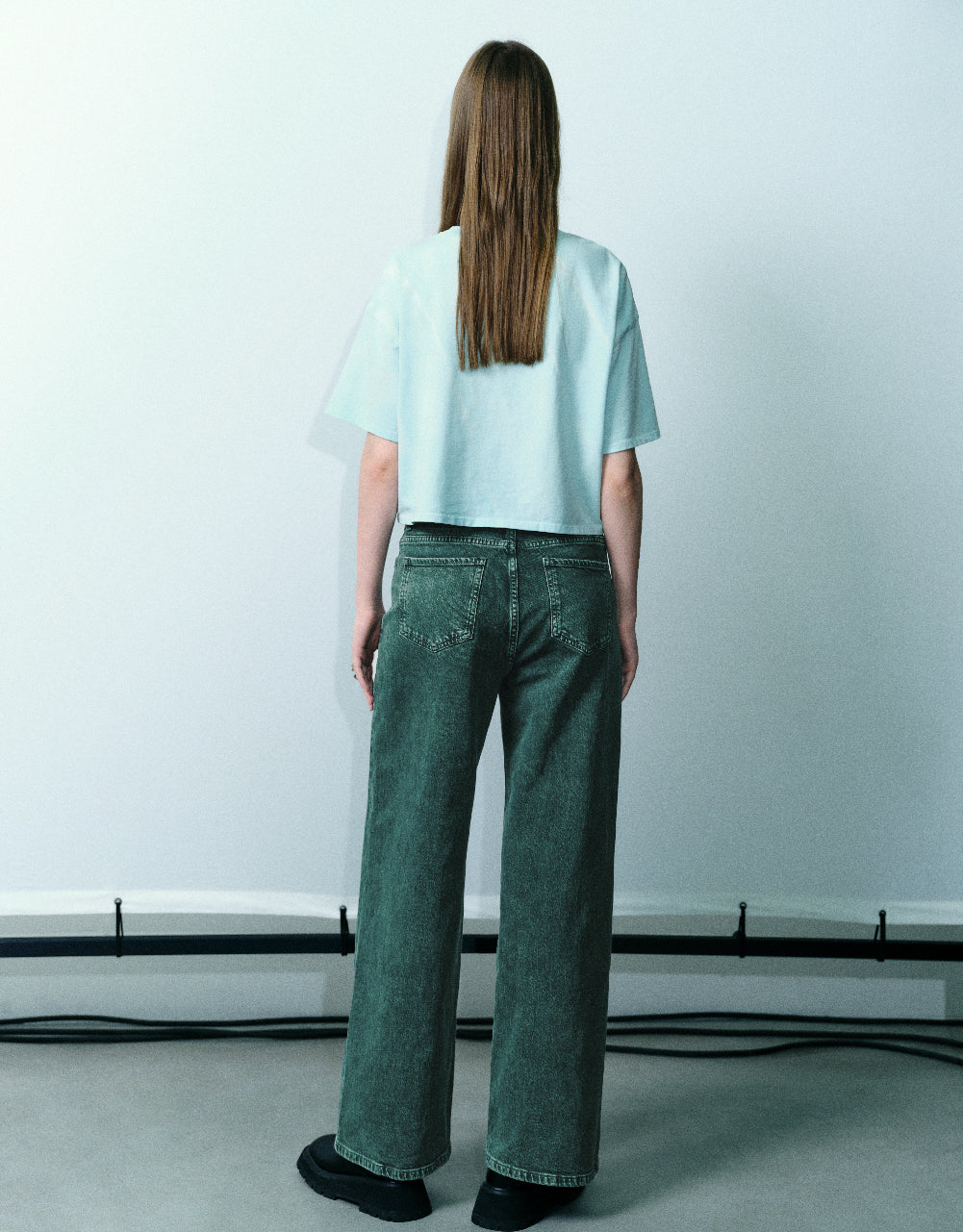 Letter Printed Crew Neck T-Shirt