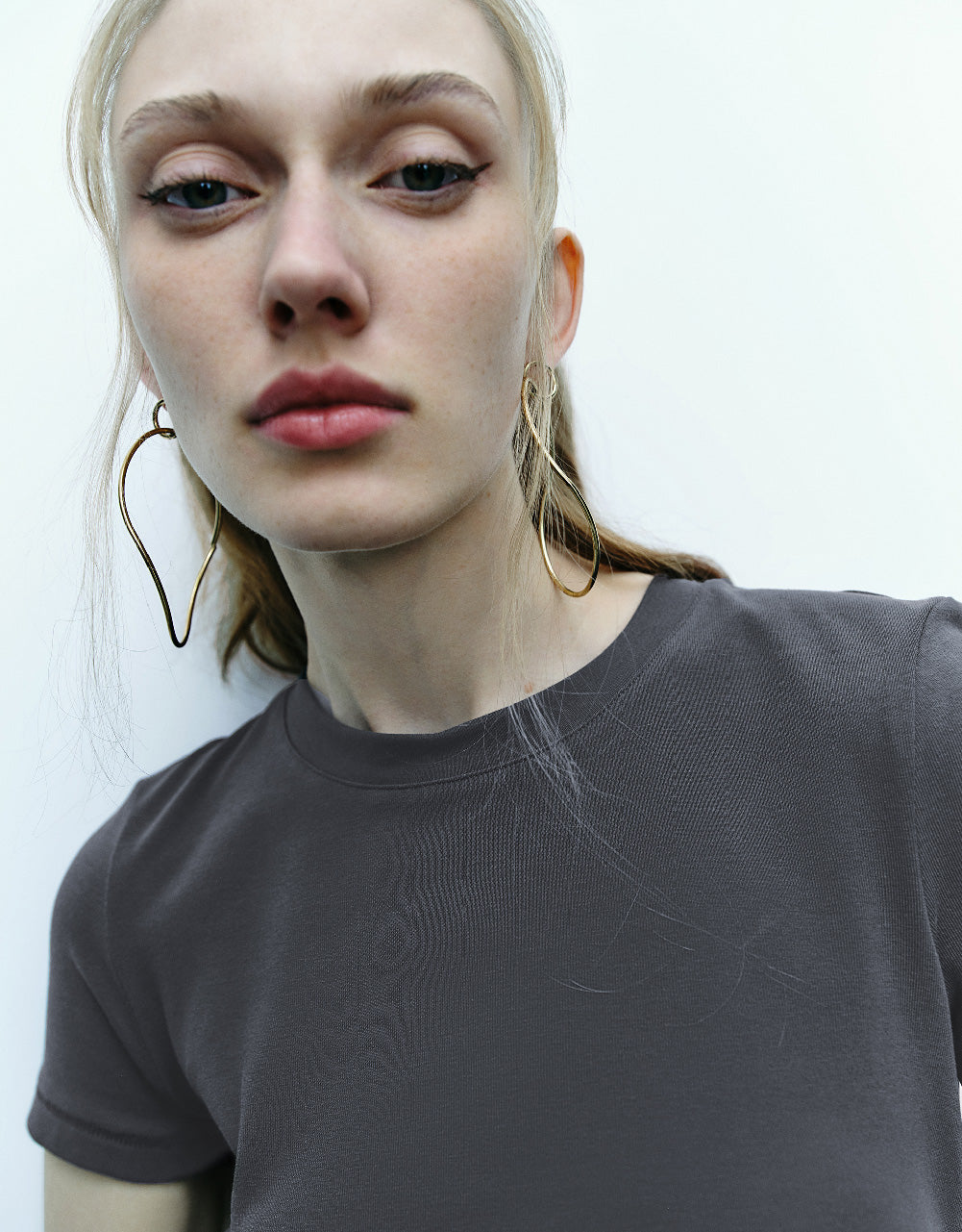 Asymmetric Ruched T-Shirt