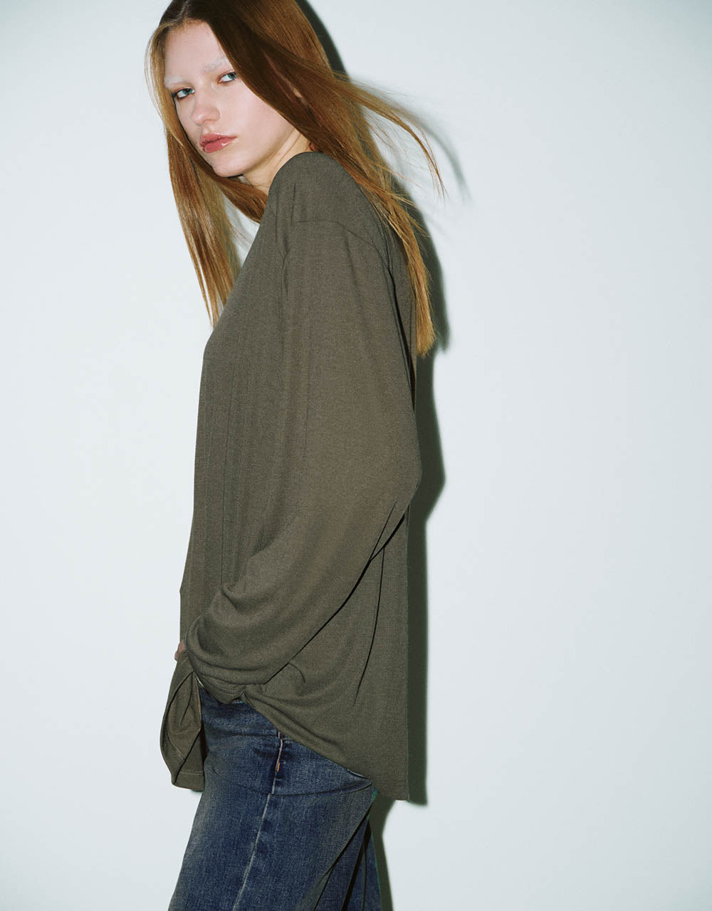 Drop Shoulder Sleeve T-Shirt