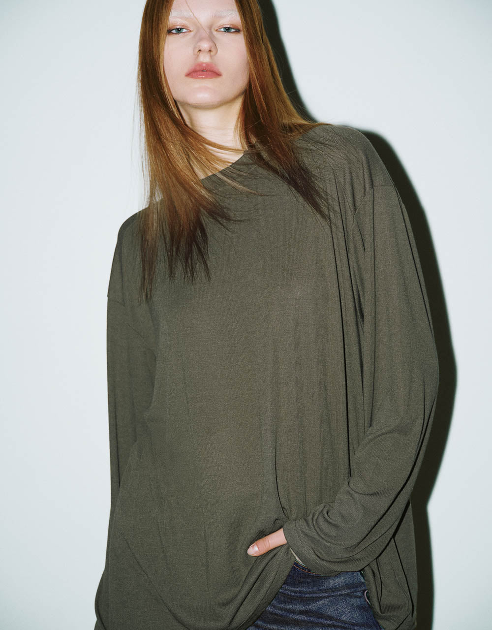 Drop Shoulder Sleeve T-Shirt