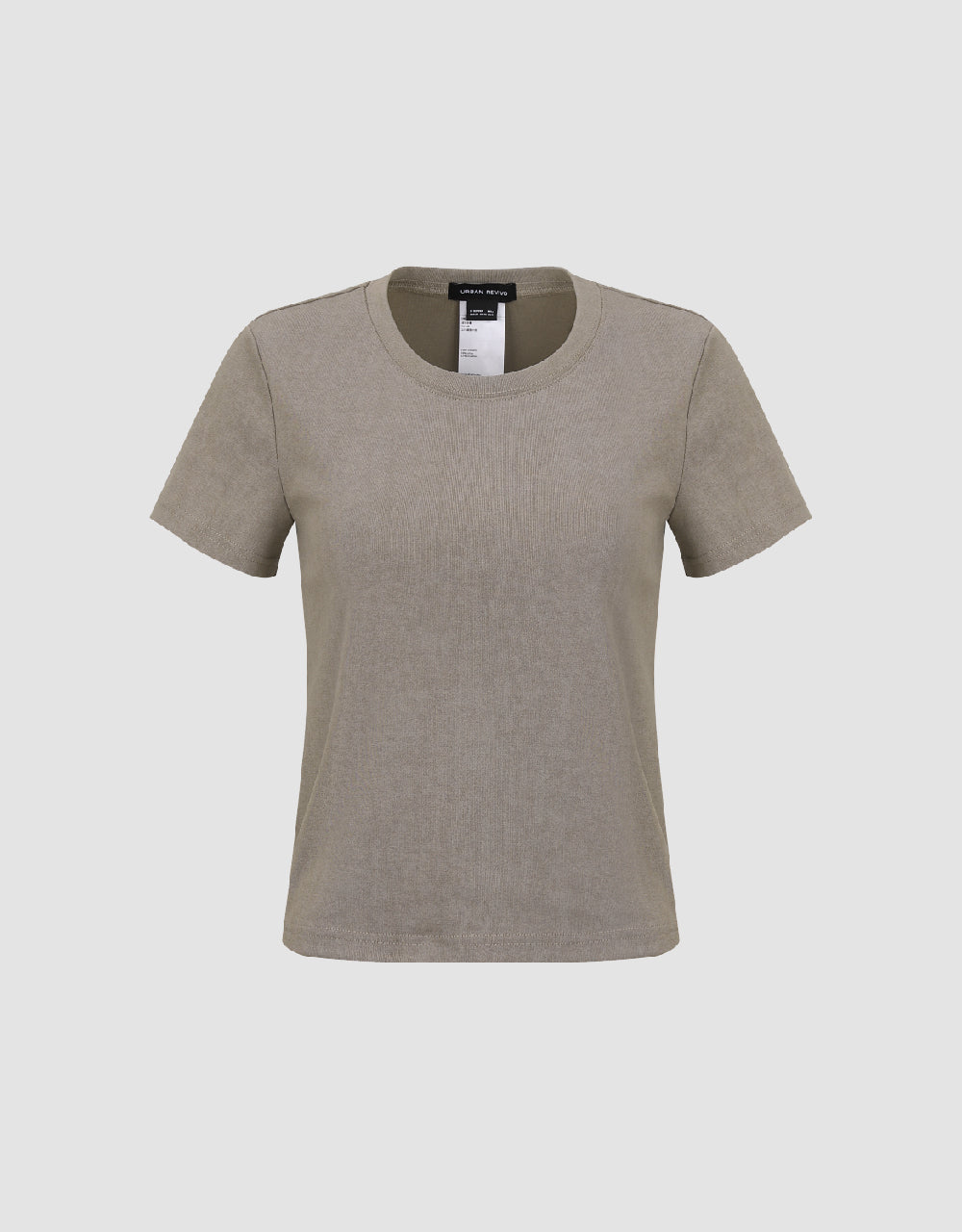 Crew Neck Straight T-Shirt