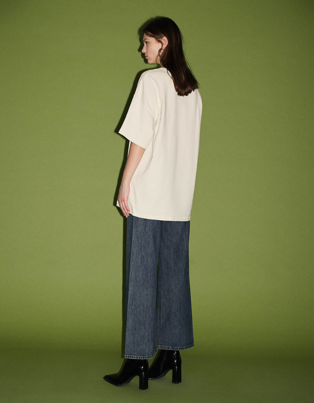 Letter Printed Crew Neck T-Shirt