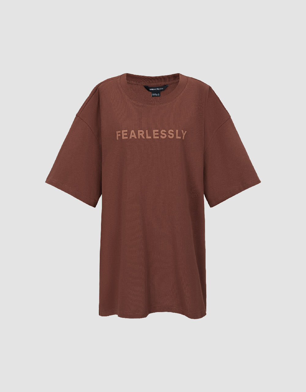 Letter Printed Crew Neck T-Shirt