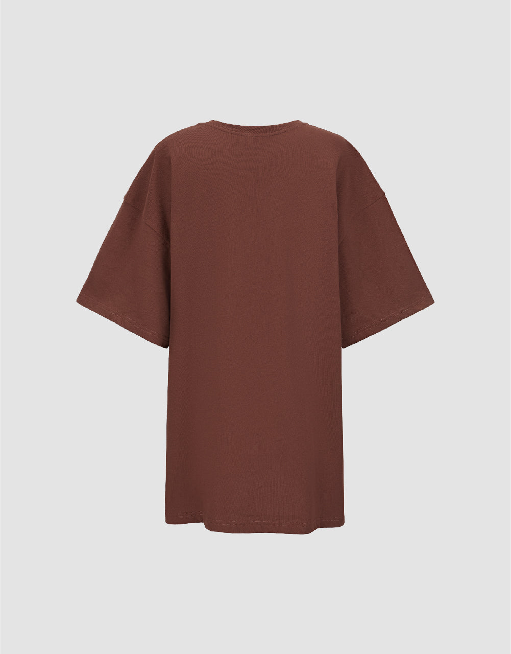 Letter Printed Crew Neck T-Shirt