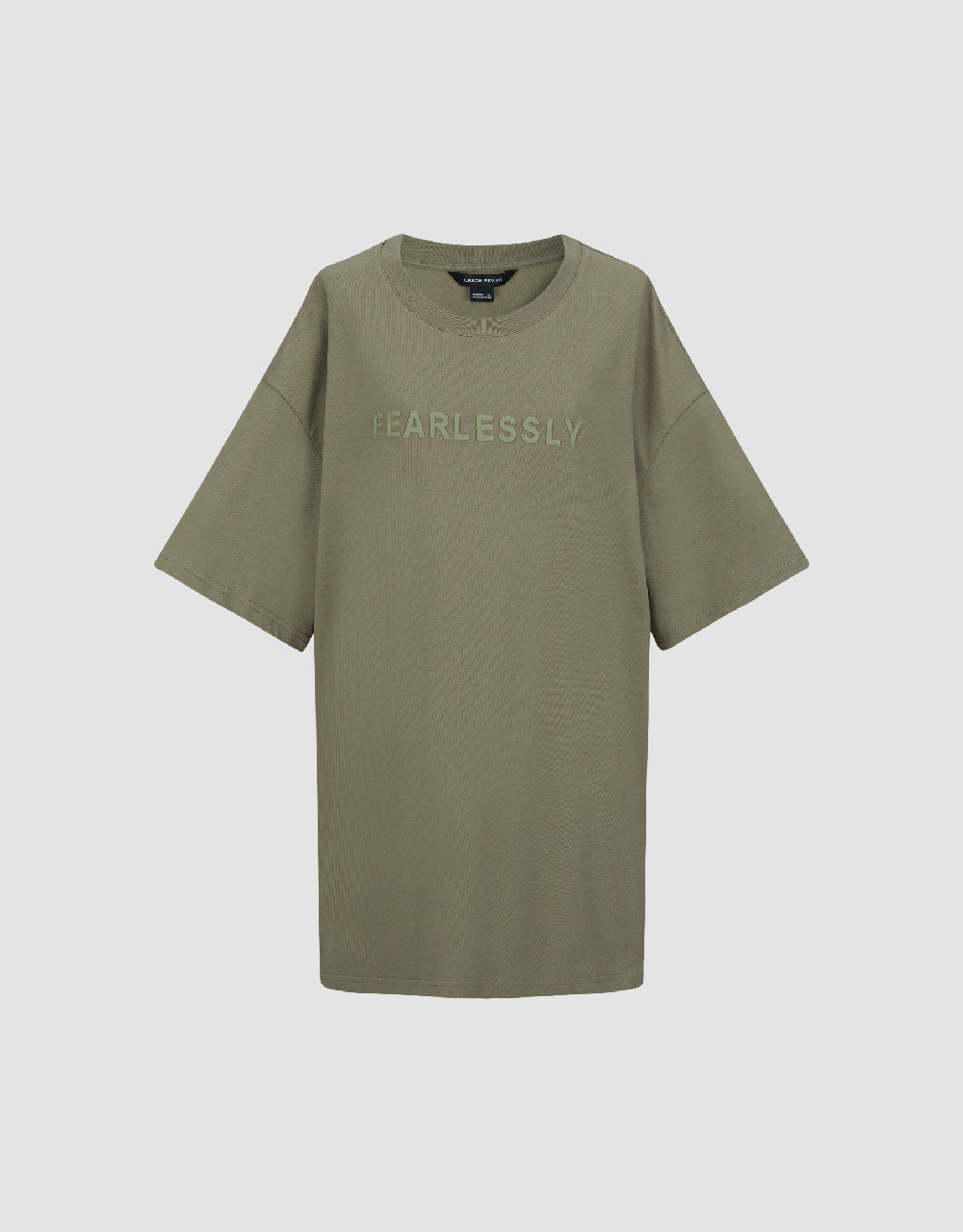 Letter Printed Crew Neck T-Shirt