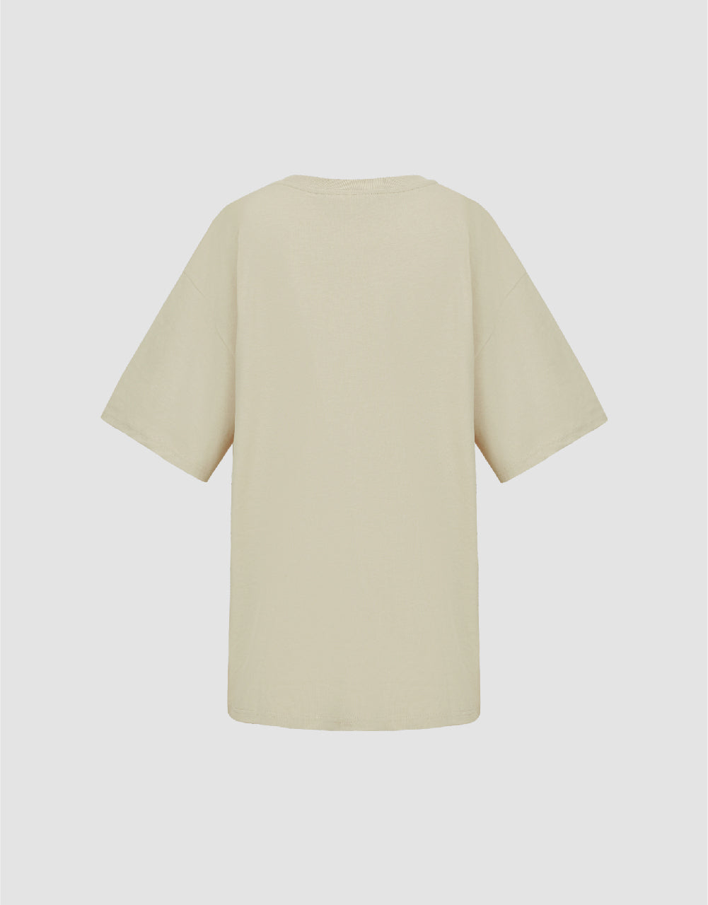 Letter Printed Crew Neck T-Shirt