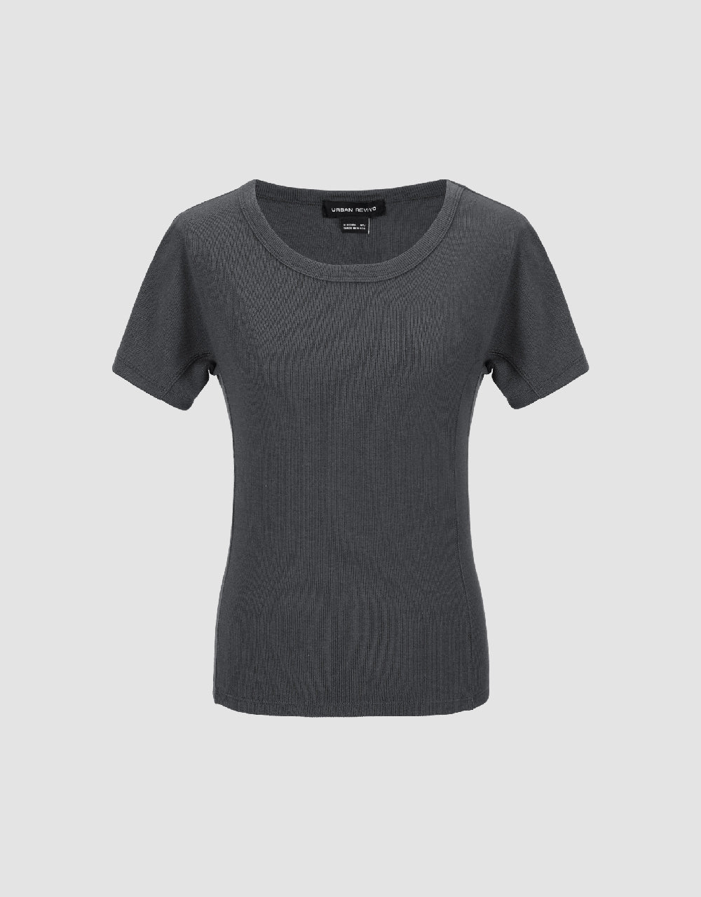 Crew Neck Knitted T-Shirt