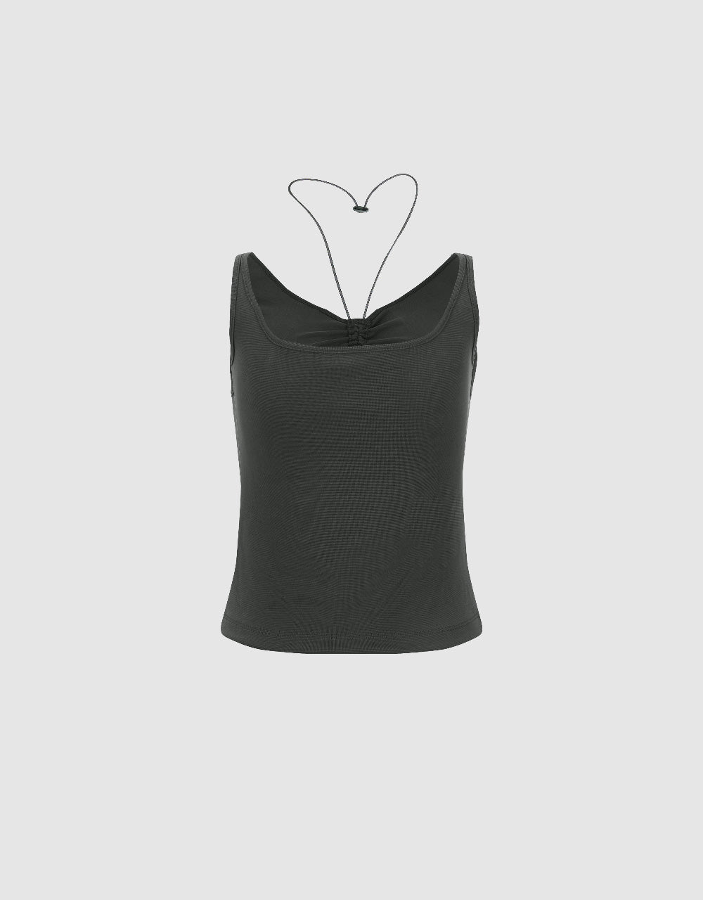 V Neck Cropped Tank Top