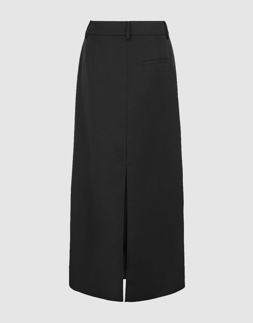 Vegan Leather Straight Skirt