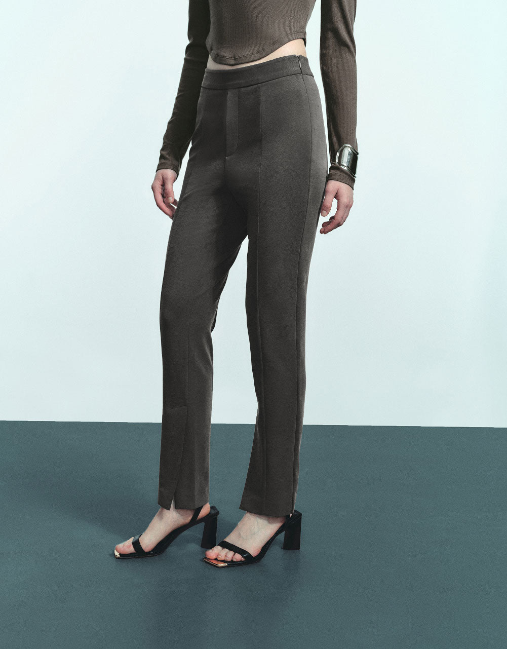 Knitted Straight Pants