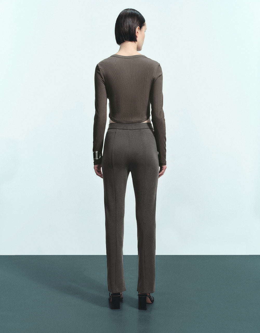 Knitted Straight Pants