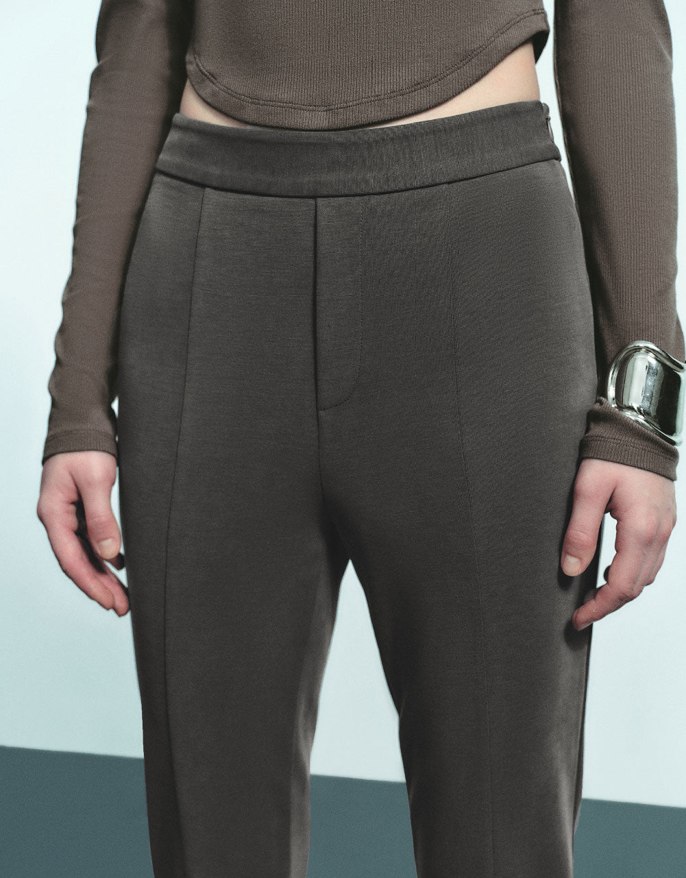 Knitted Straight Pants