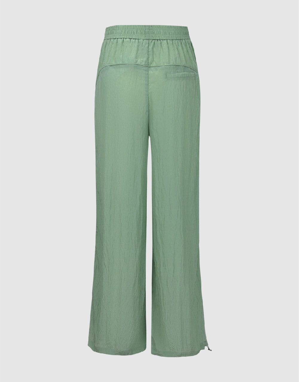 Elastic Waist Loose Wide-Leg Pants