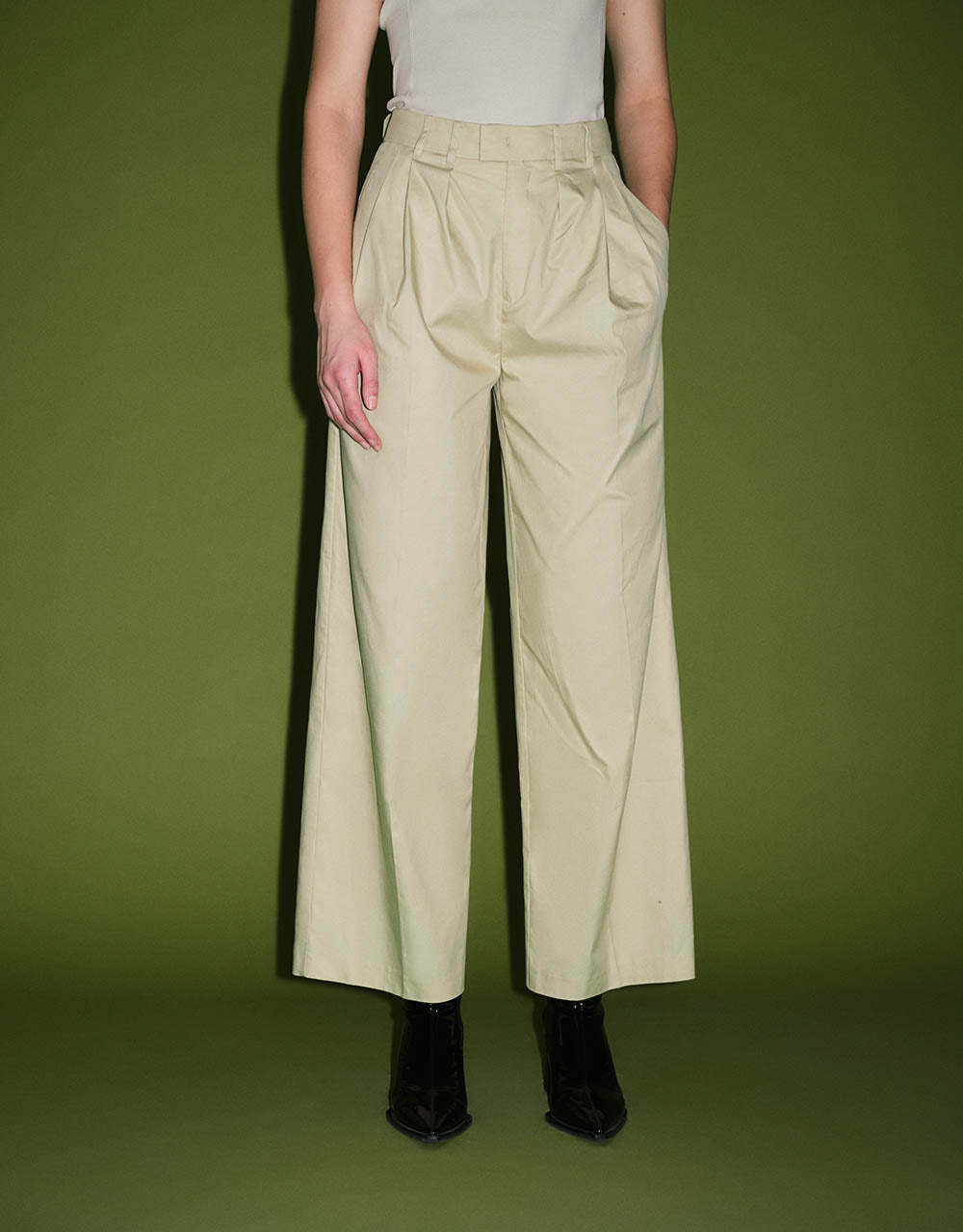 Tailored Straight Pants