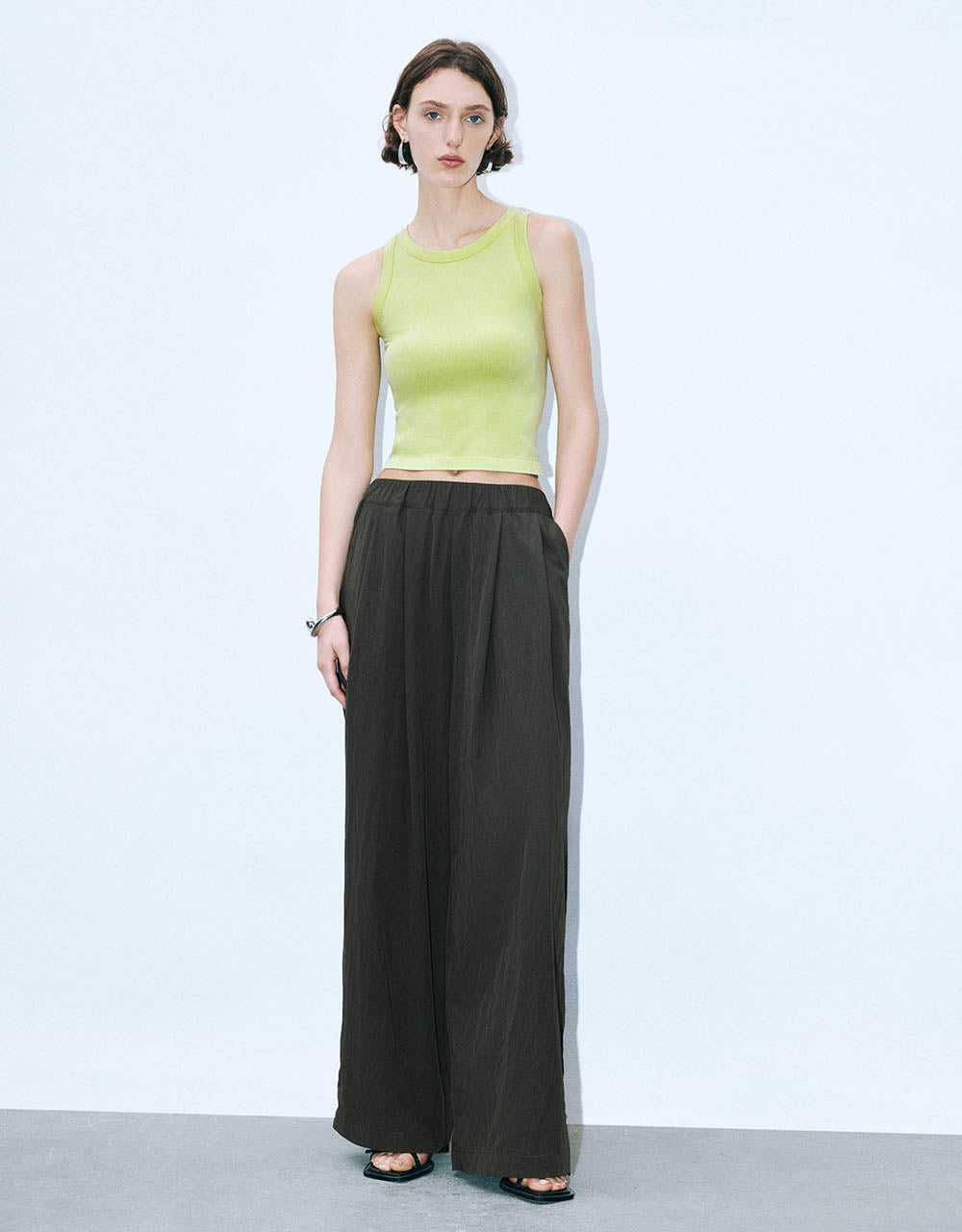 Loose Wide-Leg Pants