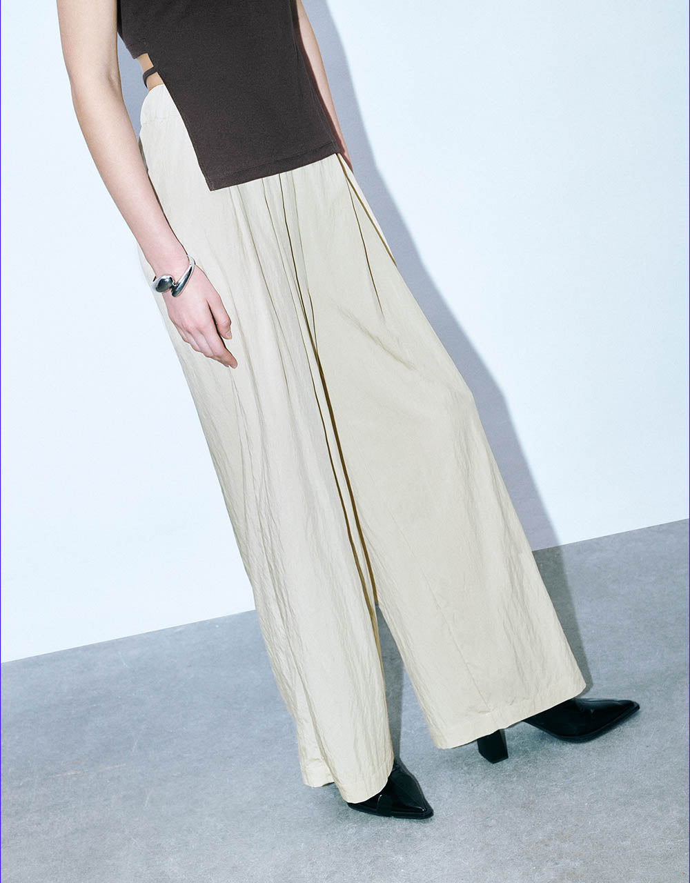 Loose Wide-Leg Pants