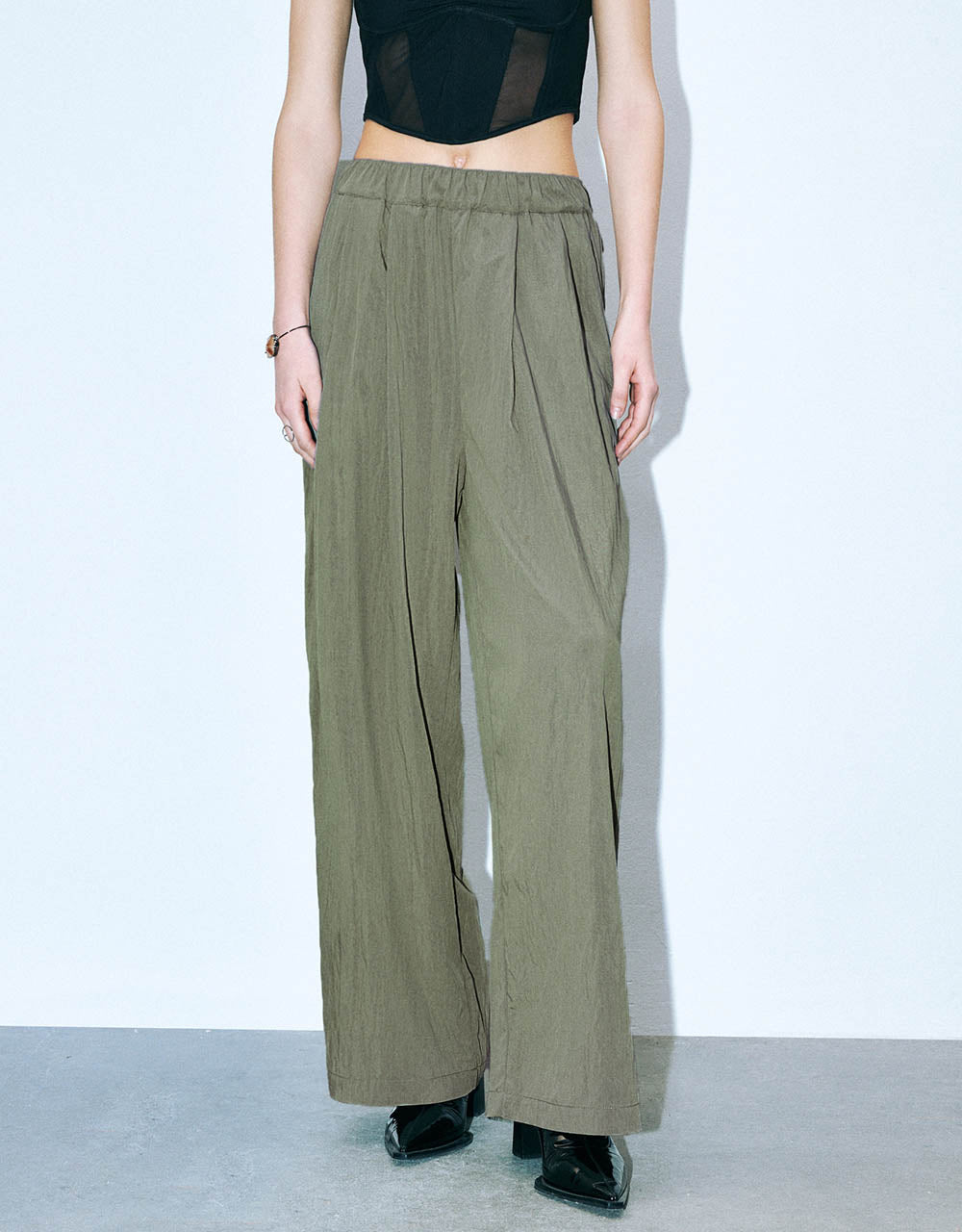 Loose Wide-Leg Pants