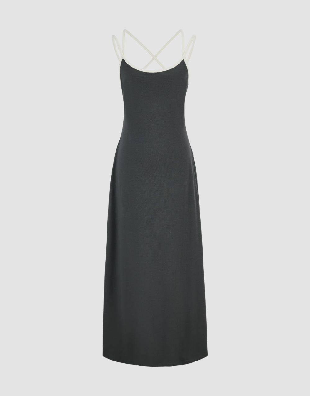 Sleeveless U Neck A-Line Dress