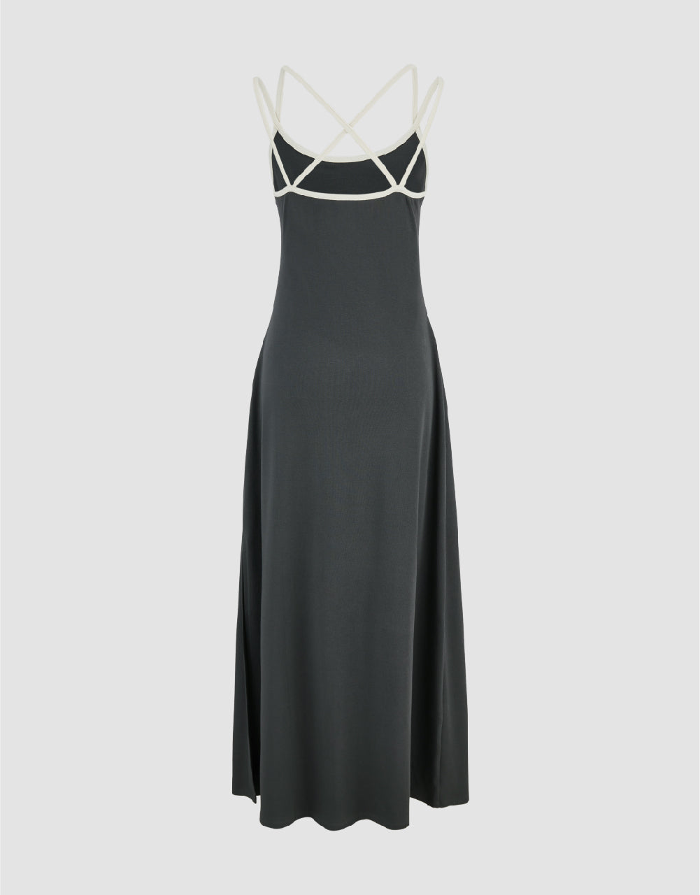 Sleeveless U Neck A-Line Dress