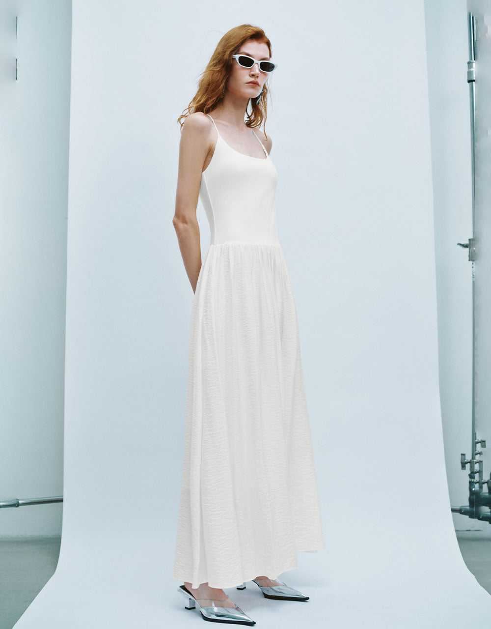 Sleeveless A-Line Dress