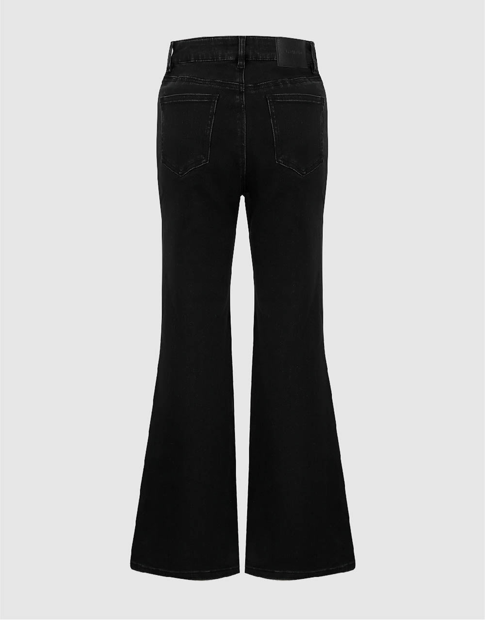 Split Hem Flare Jeans