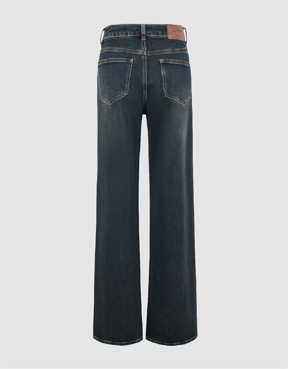 Split Hem Wide-Leg Jeans